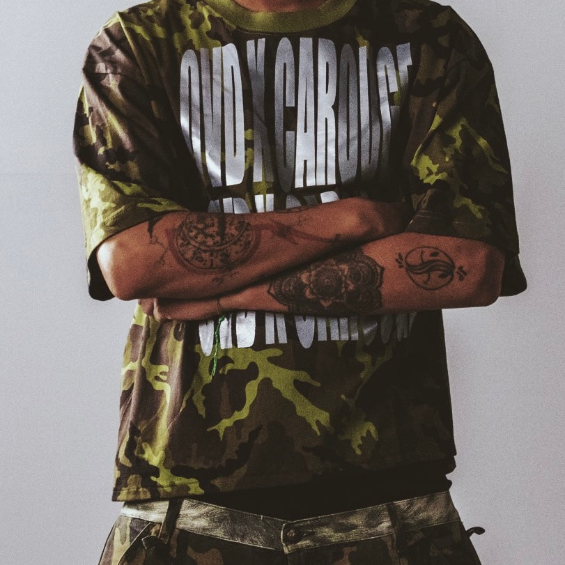 OVERDYED X CAROUGE CAMO TEE
