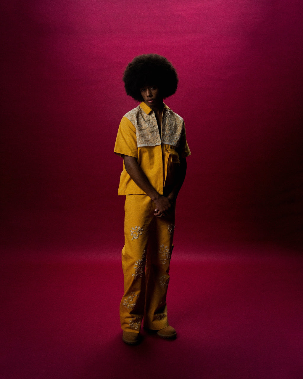 SHIRT OF FLORAL CURTAINS