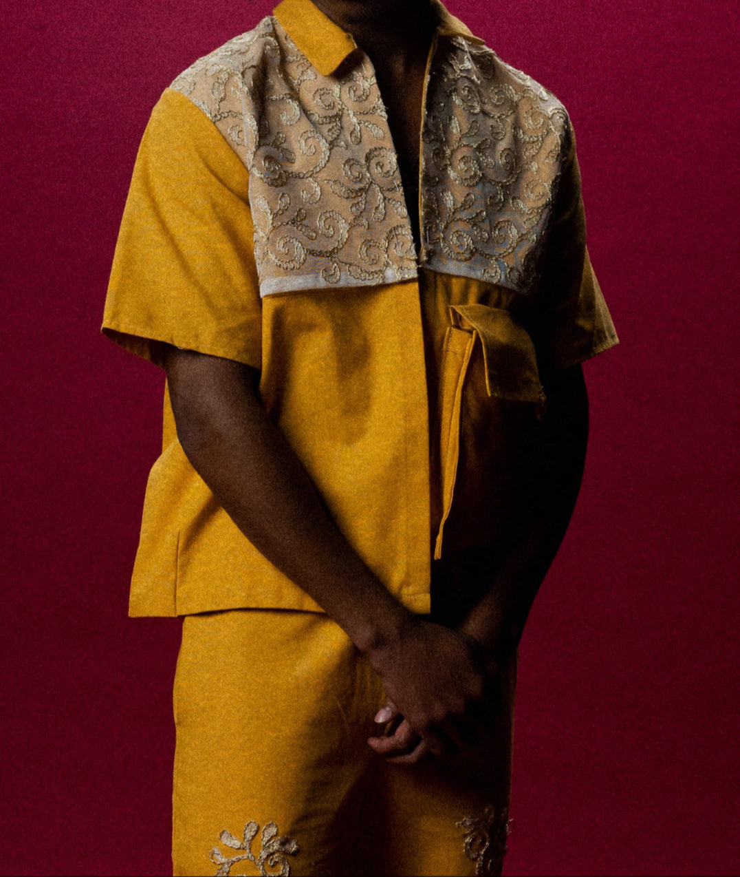 SHIRT OF FLORAL CURTAINS